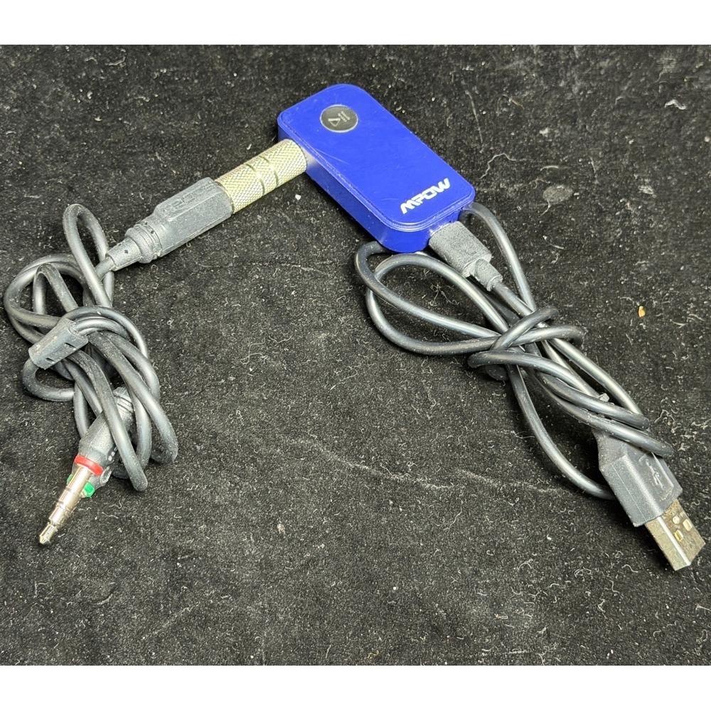 Mpow Bluetooth Receiver: Car Aux Adapter, Wireless Audio, USB & Aux Cables WORKS